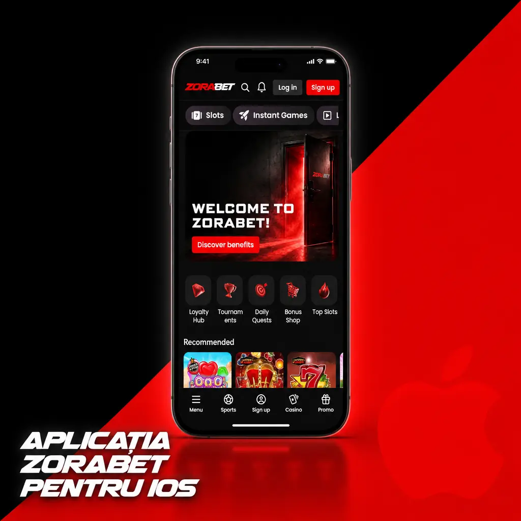 Aplicație ZoraBet iOS pentru iPhone și iPad, instalare rapidă prin Safari fără App Store