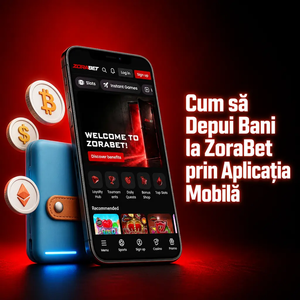 Depunere bani la ZoraBet prin aplicația mobilă - ghid pas cu pas pentru smartphone