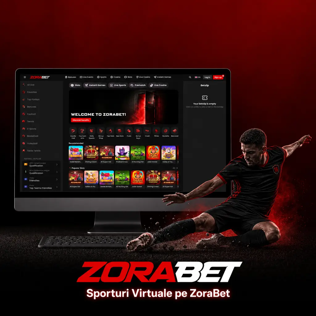 Sporturi virtuale ZoraBet România – pariuri simulate pe fotbal, curse de cai, baschet, tenis și ciclism